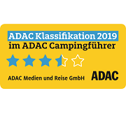 Classificazione ADAC 2019: 4 stelle su 5 per campeggi.
